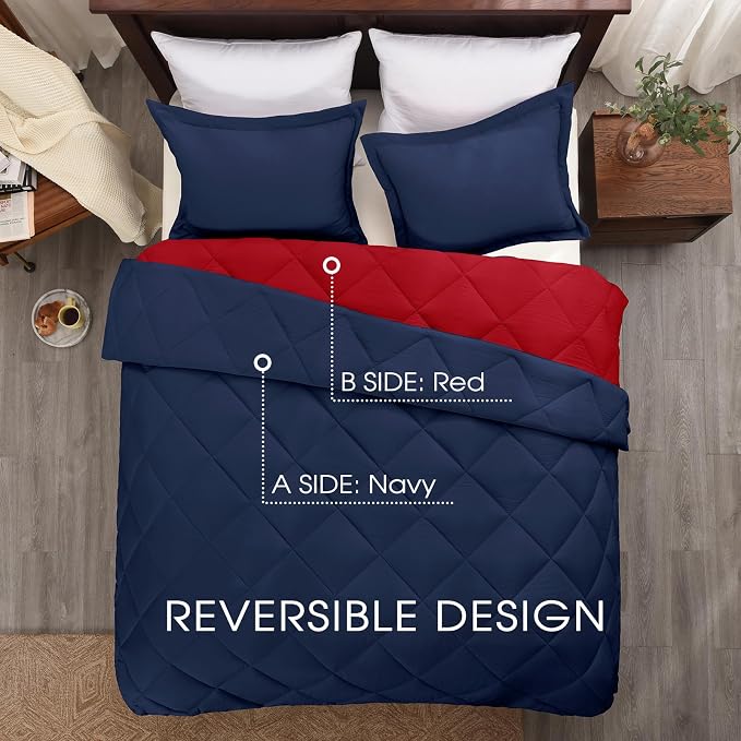 Basic Beyond California King Comforter Set, 1 Comforter 104"x96" and 2 Pillow - Image 3