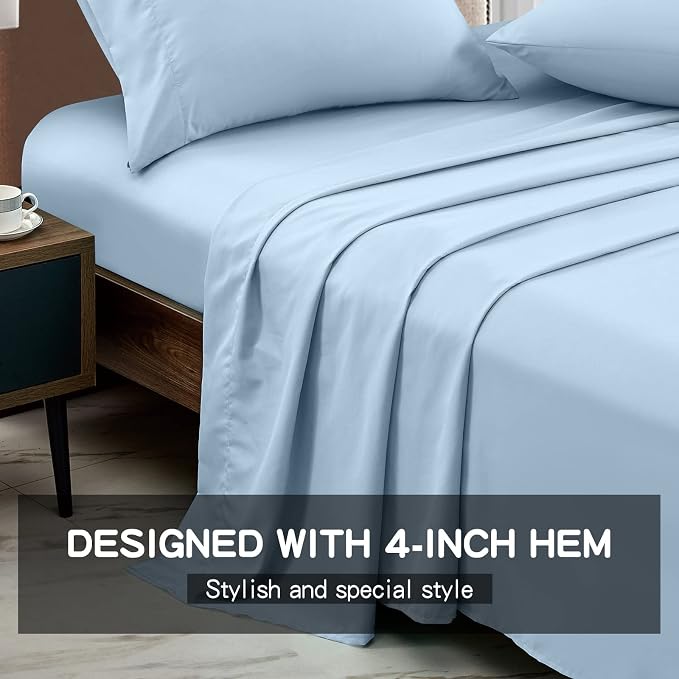 FreshCulture King Flat Sheets Only 2 Pack - Image 2