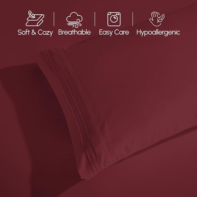 Elegant Comfort Luxurious 1500 Premium Hotel Quality Microfiber Three Line - Image 6