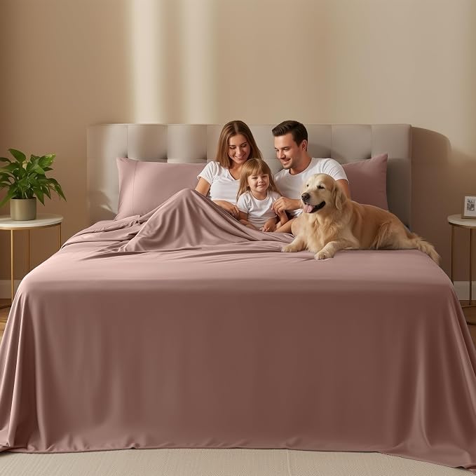 Utopia Bedding King Size Sheet Set – 4 Piece Bed Sheets, Soft and Breathable - Image 2