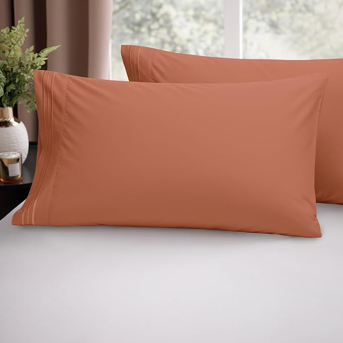Elegant Comfort Luxury Ultra-Soft 2-Piece Pillowcase Set - Image 2