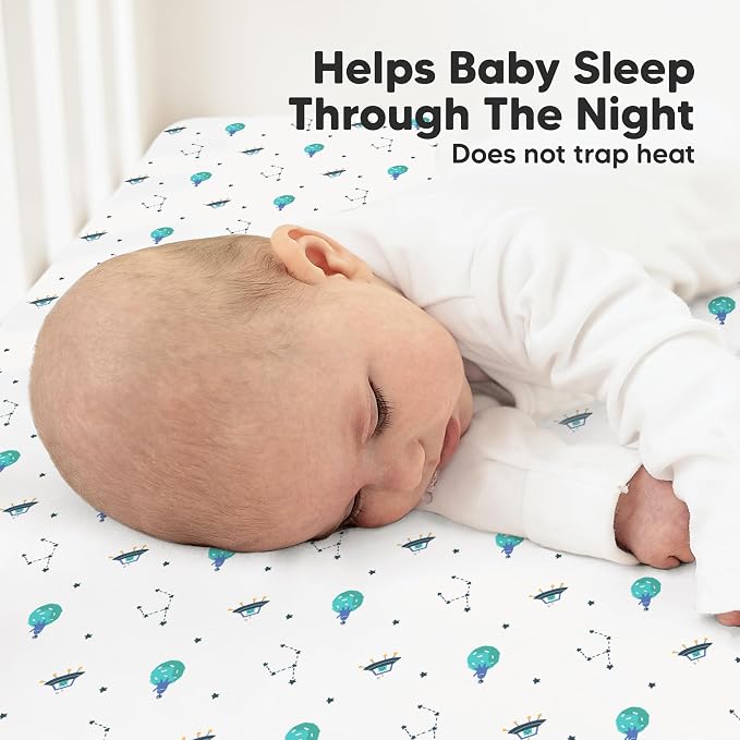 KeaBabies 2-Pack Organic Crib Sheets - Image 5