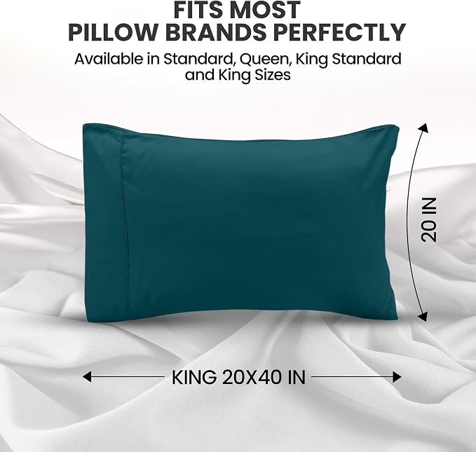 Utopia Bedding Pillow Cases King Size 2-Pack – Soft Brushed Microfiber – - Image 2