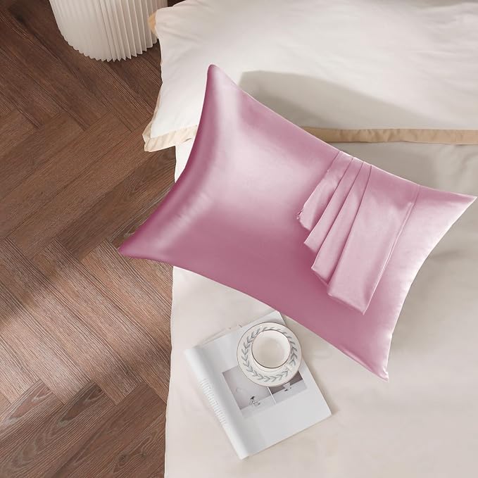 100% Silk Pillow Cases 2 Pack, Mulberry Silk Pillowcase - Image 3