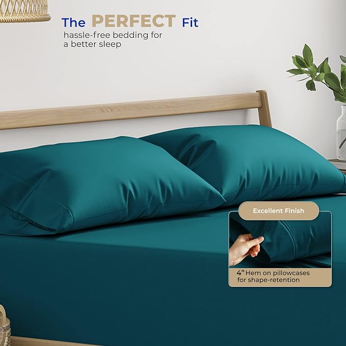 Thread Spread 100% Cotton Pillow Cases Queen Size Set of 2 - Image 4