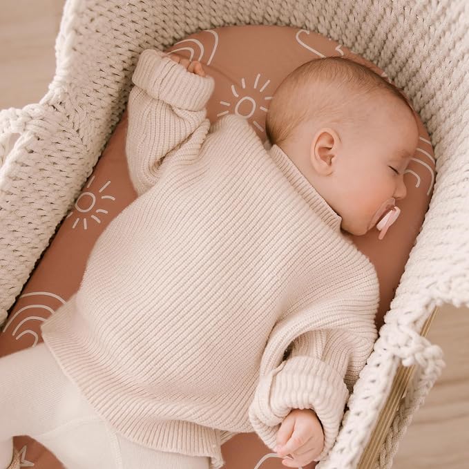 Yoofoss Bassinet Sheets for Baby, Baby Delight, Angelbliss, Soft Breathable - Image 4