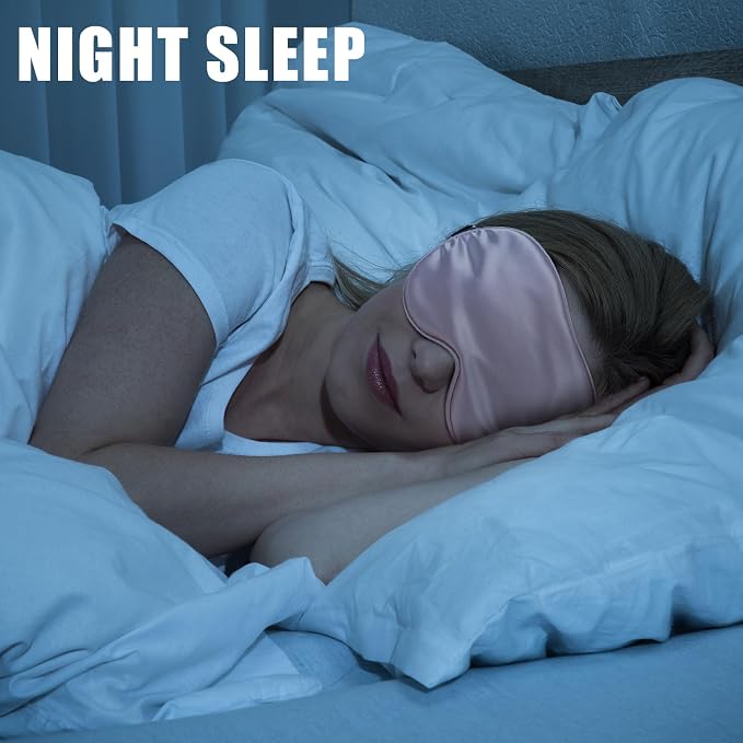 Xtinmee 30 Pieces Silk Sleep Mask Silk Eye Mask - Image 6