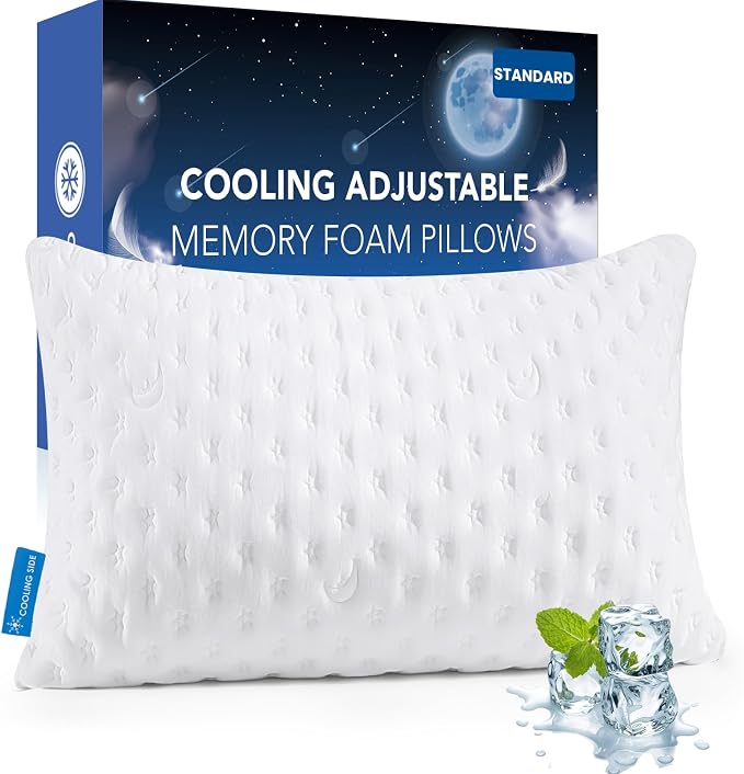 KUCEY Cooling Side Sleeper Pillow by Kucey