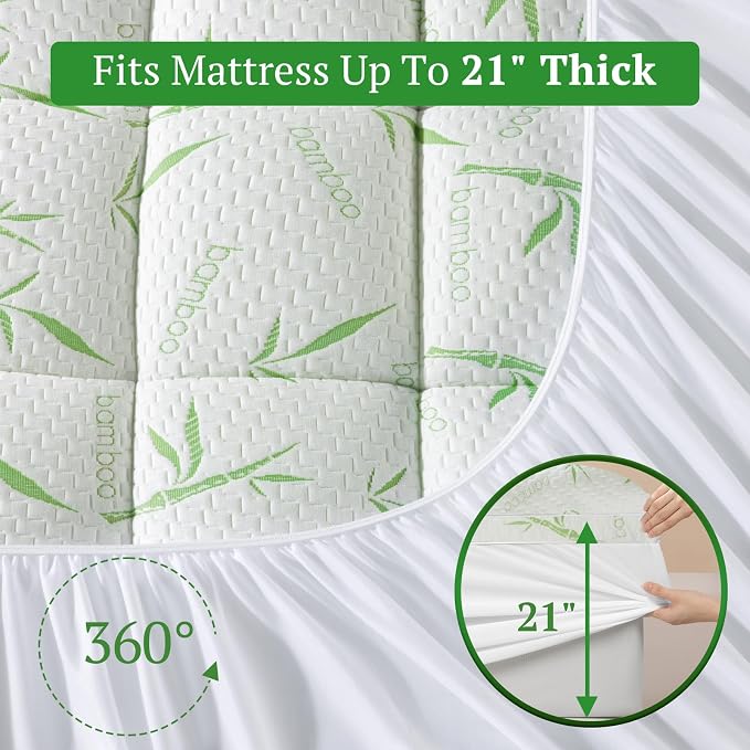 LIANLAM 3 Inch Mattress Topper Queen Size - Image 9