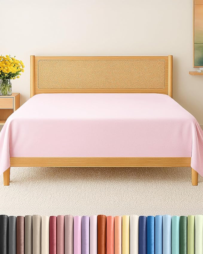 Cal King Size Flat Sheet by CGKUnlimited