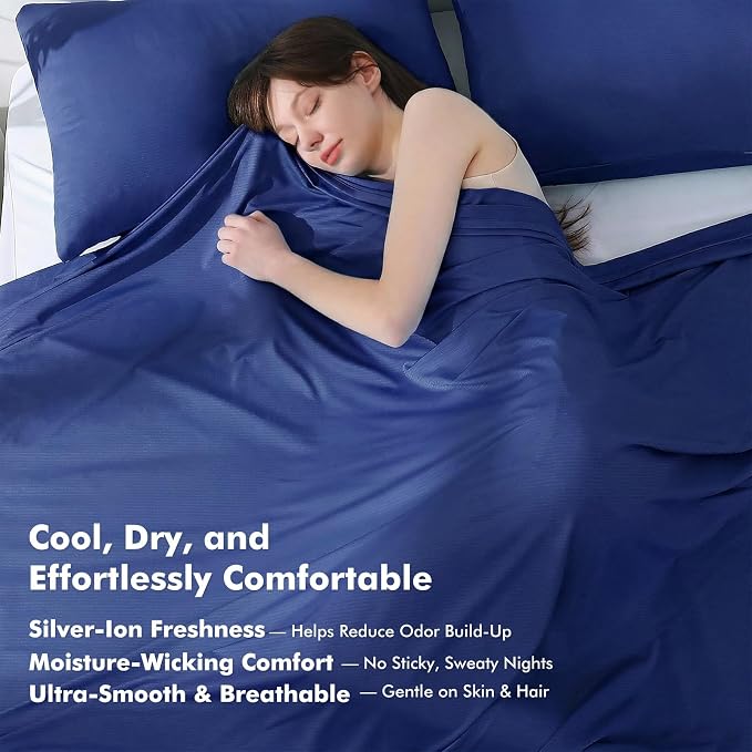 Elegear Cooling Blankets for Hot Sleeper, Arc-Chill 3.0 Cool Fiber - Image 4