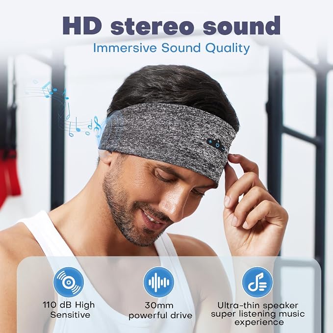 Sleep Headphones Bluetooth Headband - Image 4