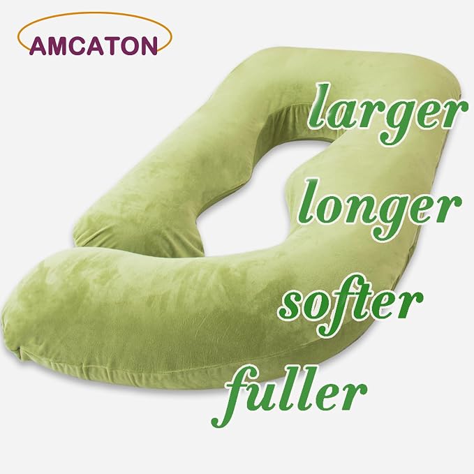 60 Inch Pregnancy Pillow for Sleeping, Extra Large U Shaped Body Pillow - Image 2