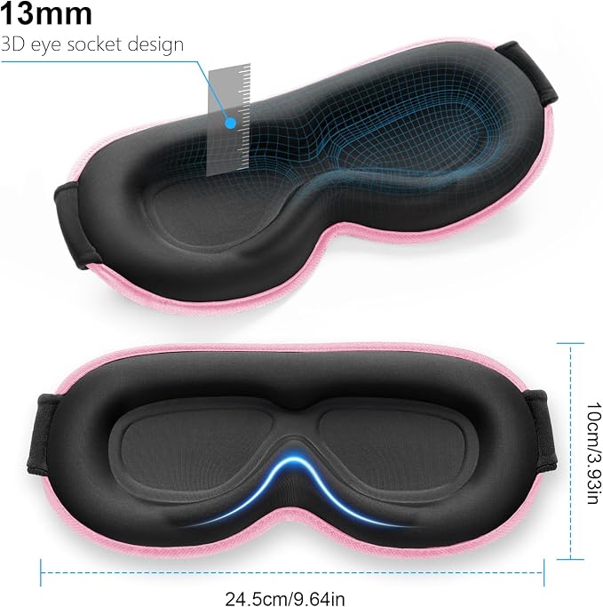 Gritin 100% Blackout Sleep Eye Mask - Image 9