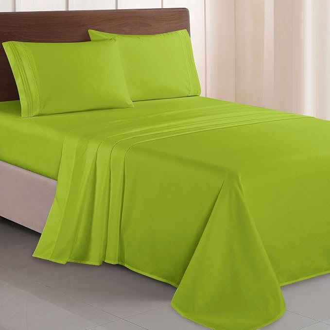 Elegant Comfort Luxurious 1500 Premium Hotel Quality Microfiber Three Line by ELEGANTCOMFORT
