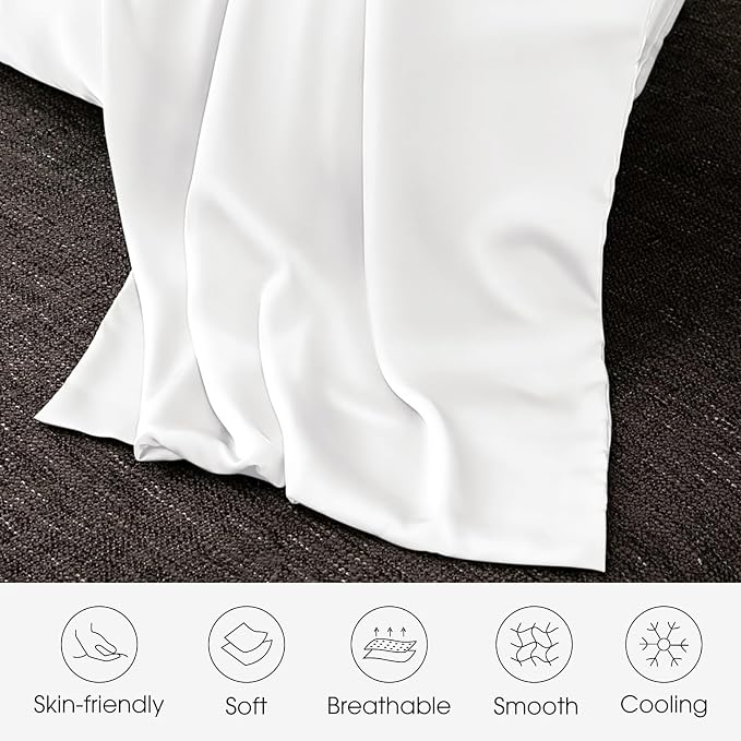 100% Silk Pillow Cases 2 Pack King Size Mulberry Silk Pillowcase - Image 3