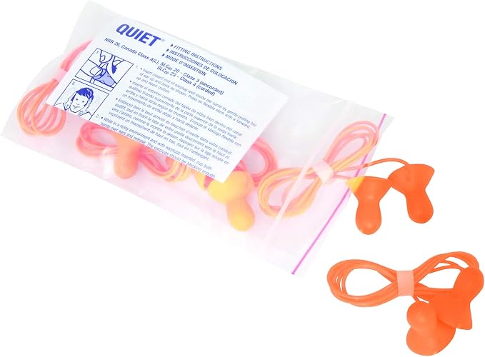 Howard Leight by Honeywell Quiet Corded Reusable Earplugs, 5-Pair Vending Pack - Image 2