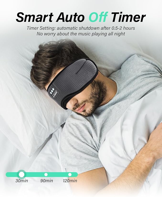 LC-dolida Sleep Headphones, Sleep Mask - Image 7
