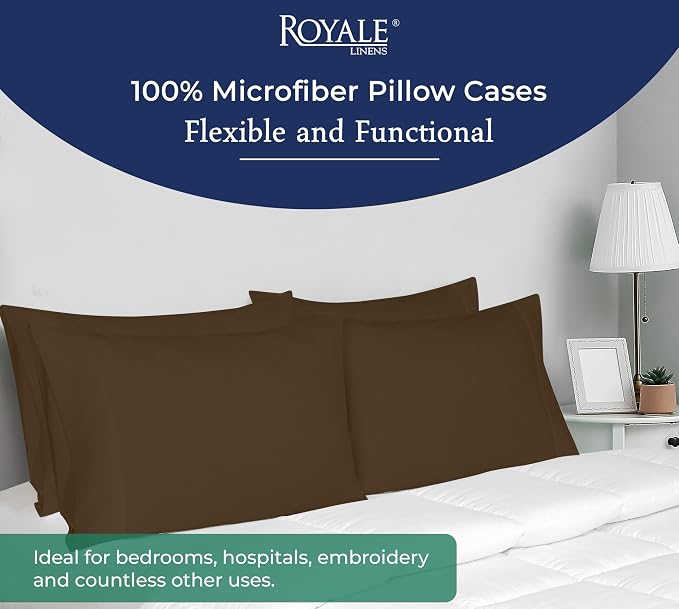 Royale Linens Standard Pillowcase Set of 2 - Image 6