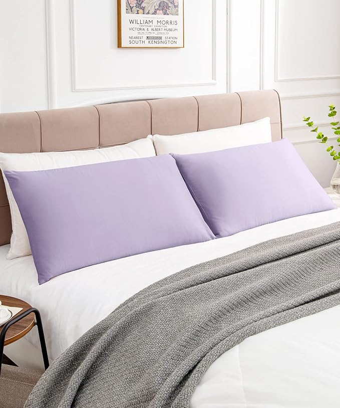 Warmstar Cotton Pillow Cases Standard Size Set of 2, 600 Thread Count - Image 2