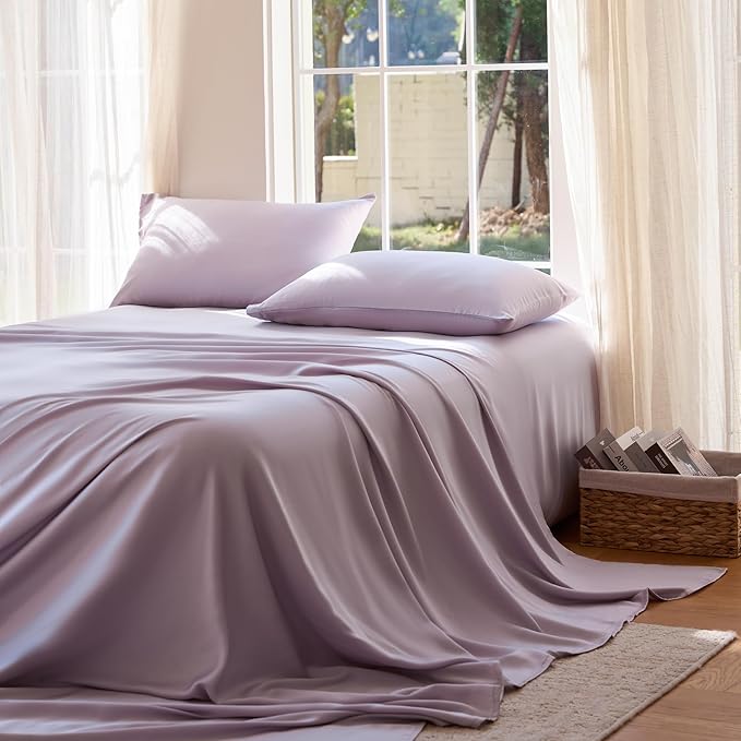 DOZ Sheet Set, 100% Viscose derived from Bamboo, Organically Grown, Buttery Soft by DOZ