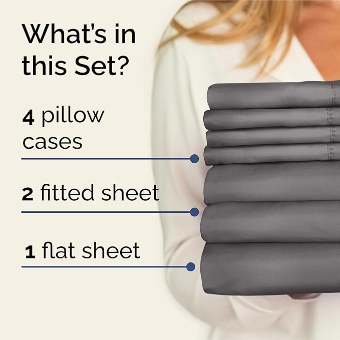 Split King 7 Piece Sheet Set - Image 2