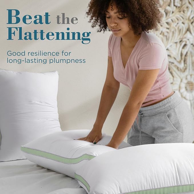 viewstar Bed Pillows Queen Sizes Set of 2, Hotel Quality Cooling Down - Image 4