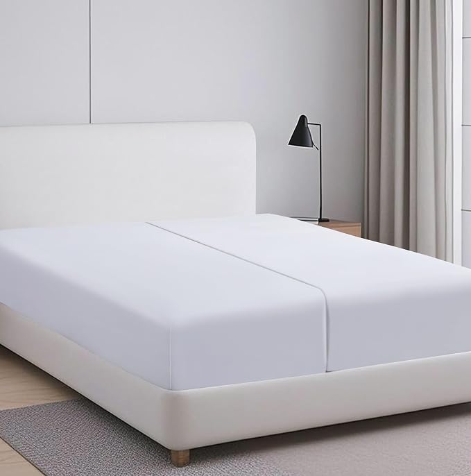 2-Pack 100% Egyptian Cotton Fitted Sheet TwinXL Size, 600 Thread Count Cotton - Image 2