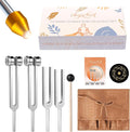 Tuning Forks for Healing, Medical-Grade Weighted & Unweighted Tuning Forks Set by Unknown
