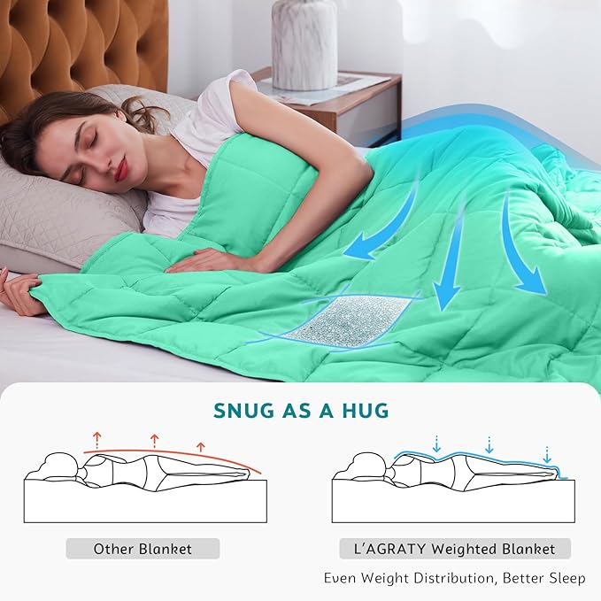 L'AGRATY Weighted Blanket - Image 3