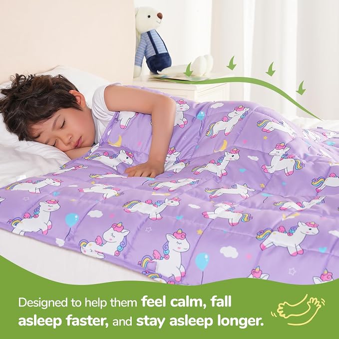 Sivio Weighted Blanket 3lbs, Small Cooling Heavy Blankets, Soft Breathable - Image 2