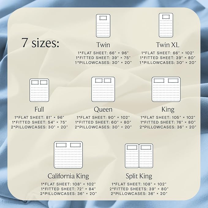 LuxClub 4 PC California King Sheet Set, Deep Pockets Wrinkle Free Cooling Bed - Image 4