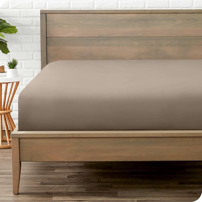 Bare Home Fitted Bottom Sheet Twin Size by BareHome