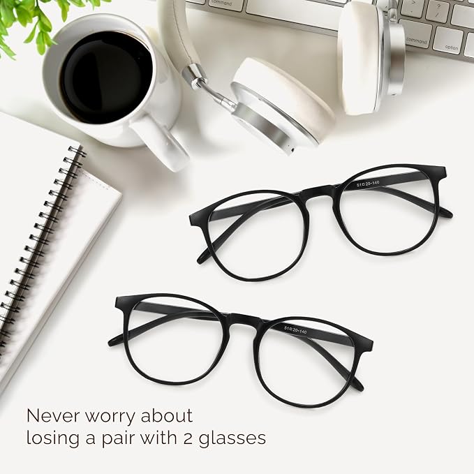 IBOANN Blue Light Glasses for Woman/Men, Fashion Blue Light Glasses Men - Image 8