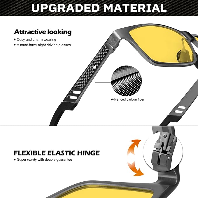 ANYLUV Blue Light Blocking Glasses Men Computer Gaming Glasses Lightweight - Image 3