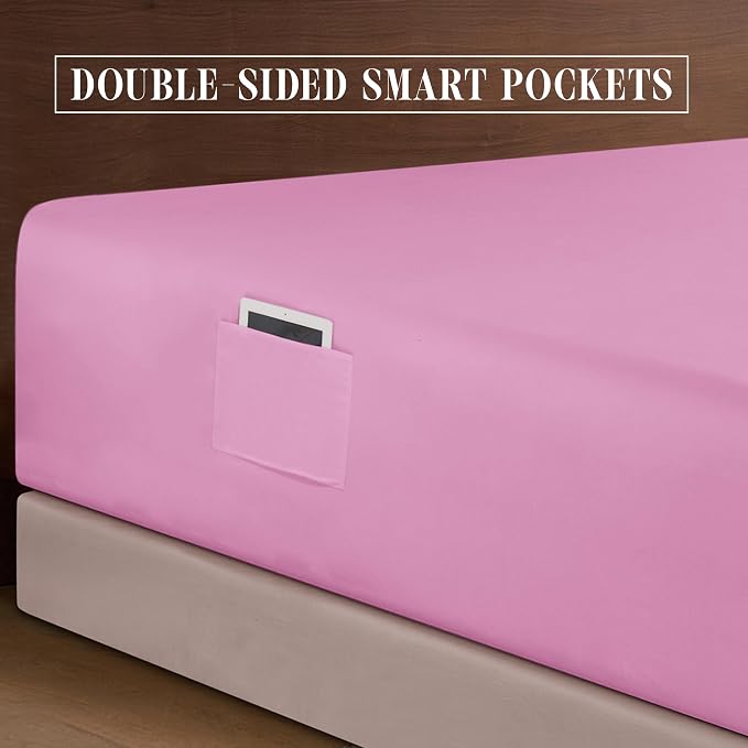 Elegant Comfort Luxurious 1500 Premium Hotel Quality Microfiber 4-Piece Sheet - Image 5