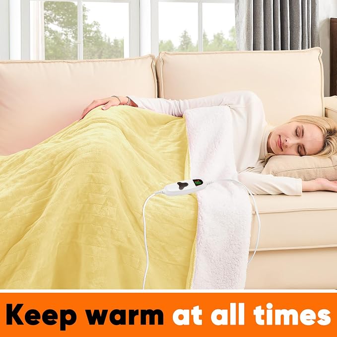 greenoak Heated Blanket Electric Full 72"X84", Heating Blankets - Image 2