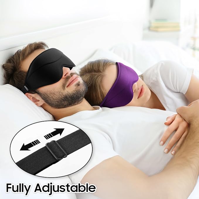 Sleep Mask - Total Blackout 3D Sleeping Mask, Super Lightweight & Silky Soft - Image 5