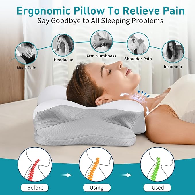 Cervical Neck Pillow for Pain Relief - Image 3