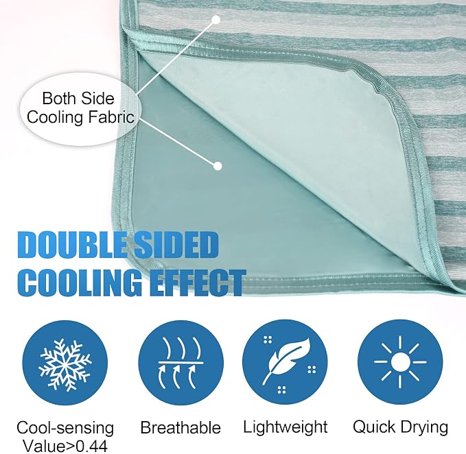 Ailemei Direct Cooling Blanket for Hot Sleepers, Double Sided Cold Effect - Image 2