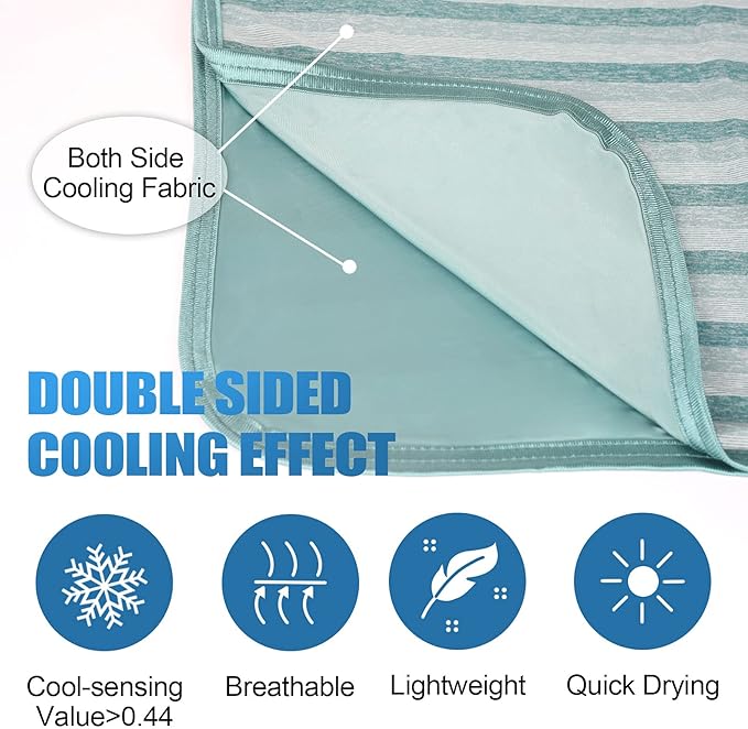 Ailemei Direct Cooling Blanket for Hot Sleepers, Double Sided Cold Effect - Image 2