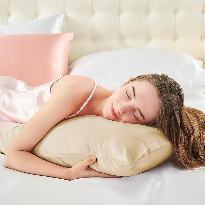 BEDELITE Satin Body Pillow Cover, Super Soft and Cooling Body Pillow Pillowcase - Image 5