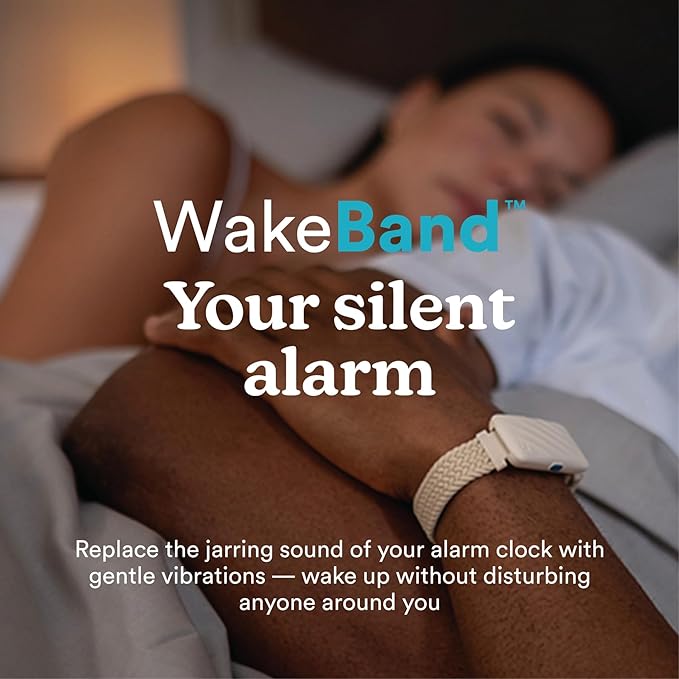 Homedics WakeBand Silent Vibrating Alarm Wristband, Ultra-Light Comfortable - Image 2
