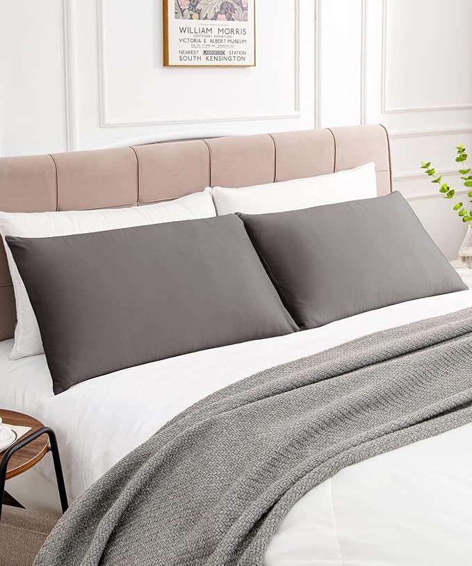 Warmstar Cotton Pillow Cases Queen Size Set of 2, 600 Thread Count Pillowcases - Image 2