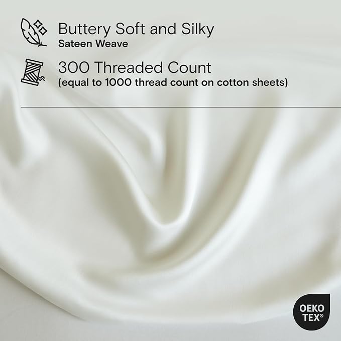 DOZ Sheet Set, 100% Viscose derived from Bamboo, Organically Grown, Buttery Soft - Image 3