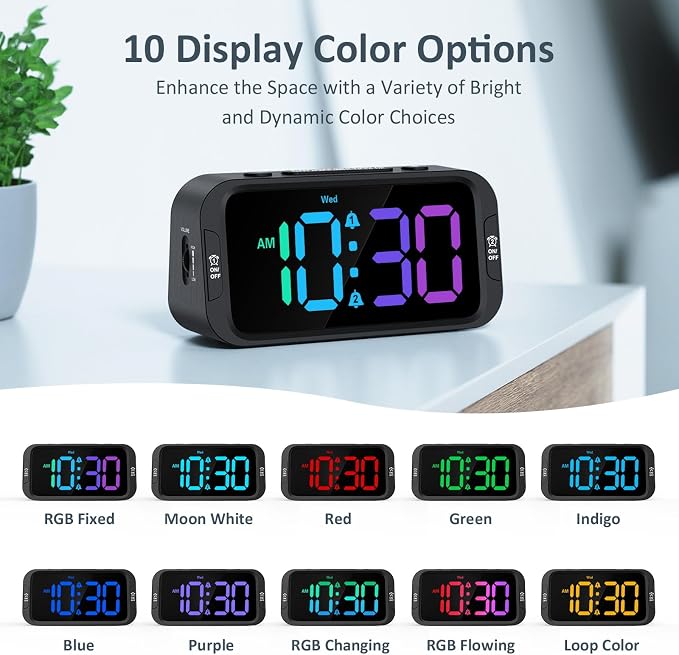 Odokee Digital Dual Alarm Clock - Image 2