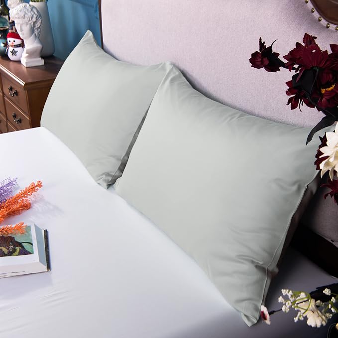NTBAY Egyptian Cotton Queen Pillowcases - Image 2