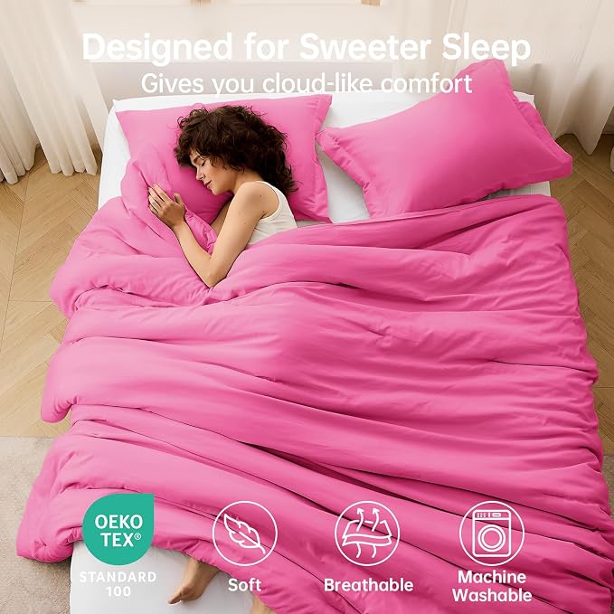 MUXHOMO Queen Comforter Set, All Season Ultra Soft Down Alternative Bedding - Image 2