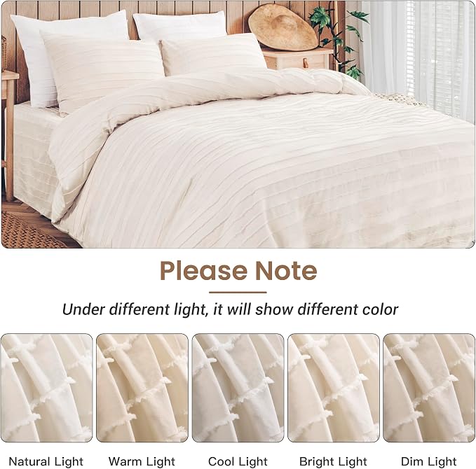 NEXHOME PRO Duvet Cover Full, Soft and Lightweight 100% Washed Microfiber - Image 8
