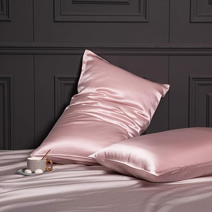 Oeko-TEX Certified Pink Silk Pillowcase - Image 5